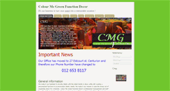 Desktop Screenshot of colourmegreen.co.za
